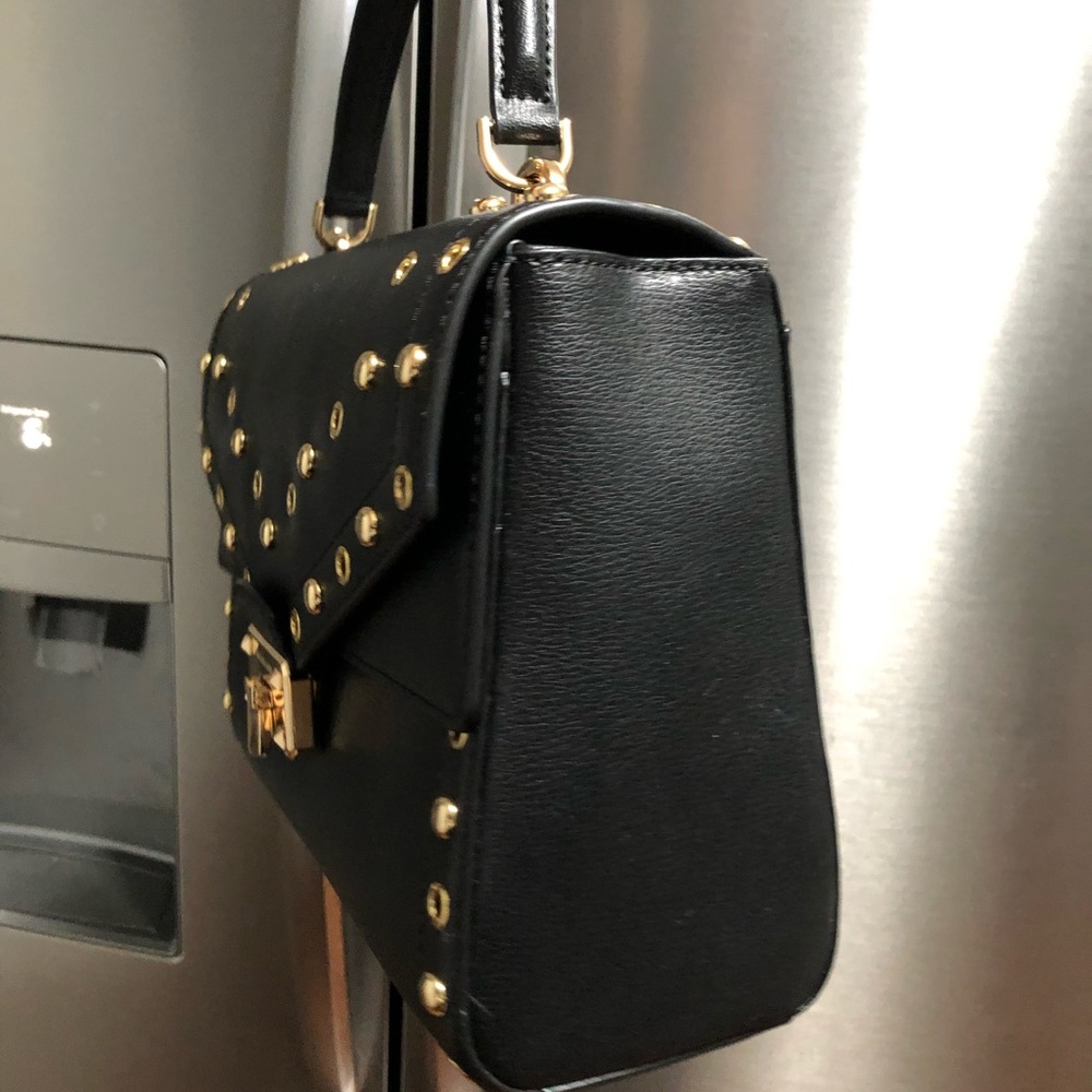 Michael kors top handle medium kinsley satchel   New with tags BLACK - Picture 3 of 7